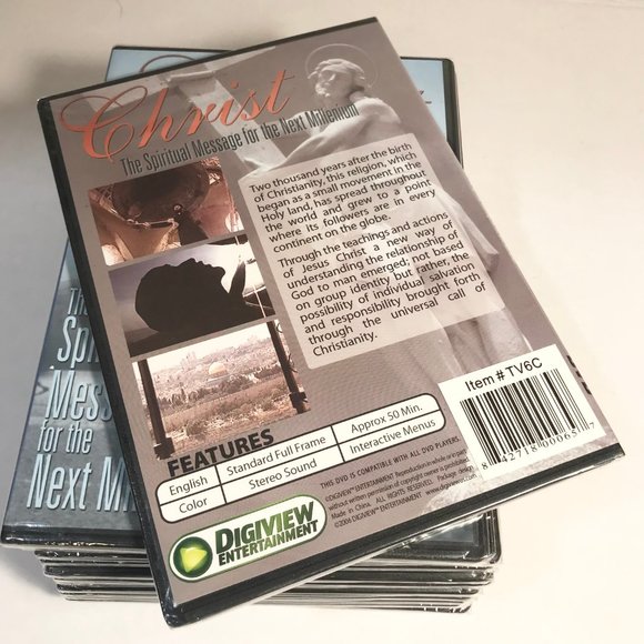 Lot of 14 DVD Videos Jesus Christ Message Teachings Christianity Gospel Easter - Picture 5 of 7